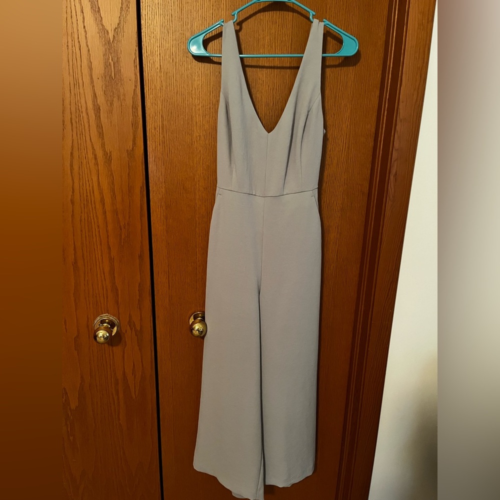 Aritzia Wilfred Jumpsuit Light Grey Size 4